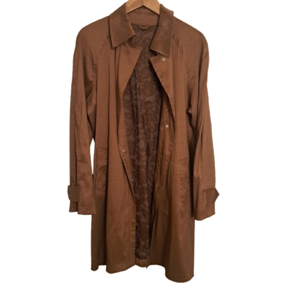 Mycra Pac One Trench Coat with Floral Lining